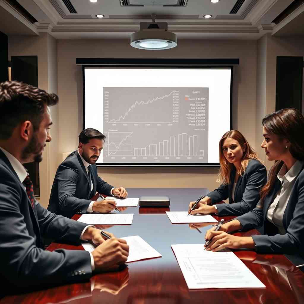 Advisory team in discussion